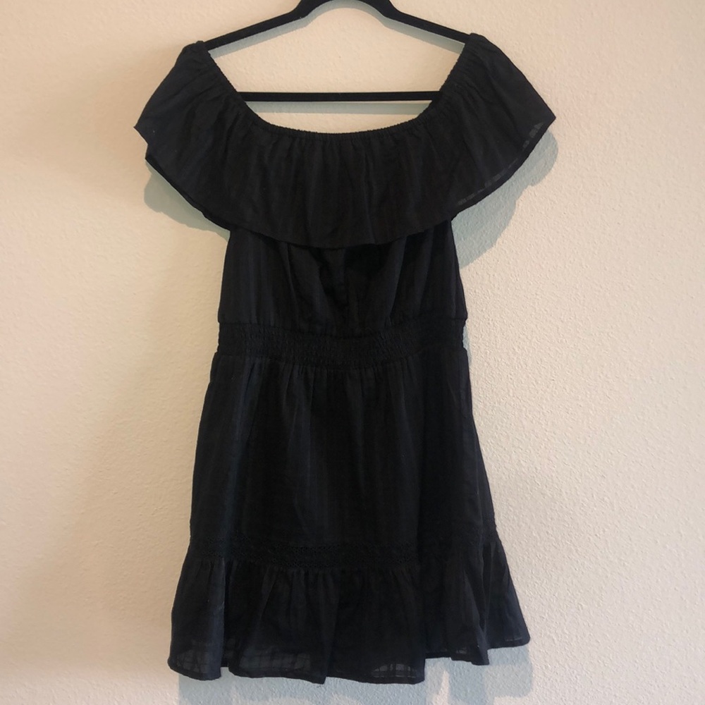 NWT Black Off-shoulder Summer Dress